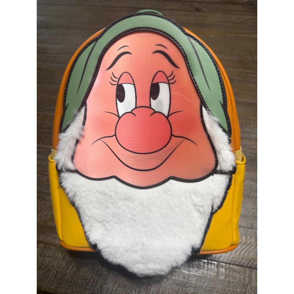 Loungefly Bashful Mini Backpack Disney Snow White Yellow NWT WDBK3140 - Picture 9 of 12